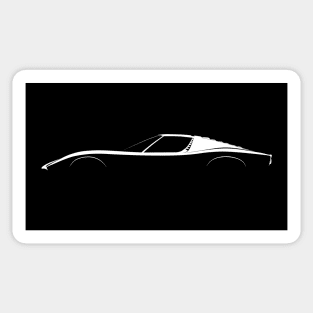 Lamborghini Miura Silhouette Sticker